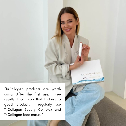 Skjønnhetskompleks (trikollagenpeptid + mikrohyaluron (for hud, hår, negler))