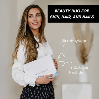 Skjønnhetskompleks (trikollagenpeptid + mikrohyaluron (for hud, hår, negler))