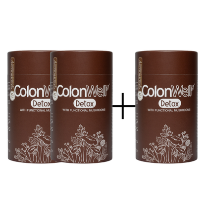 2 + 1 Colonwell Detox (for vekttap og tarmhelse + antiparasittkompleks) 350 g